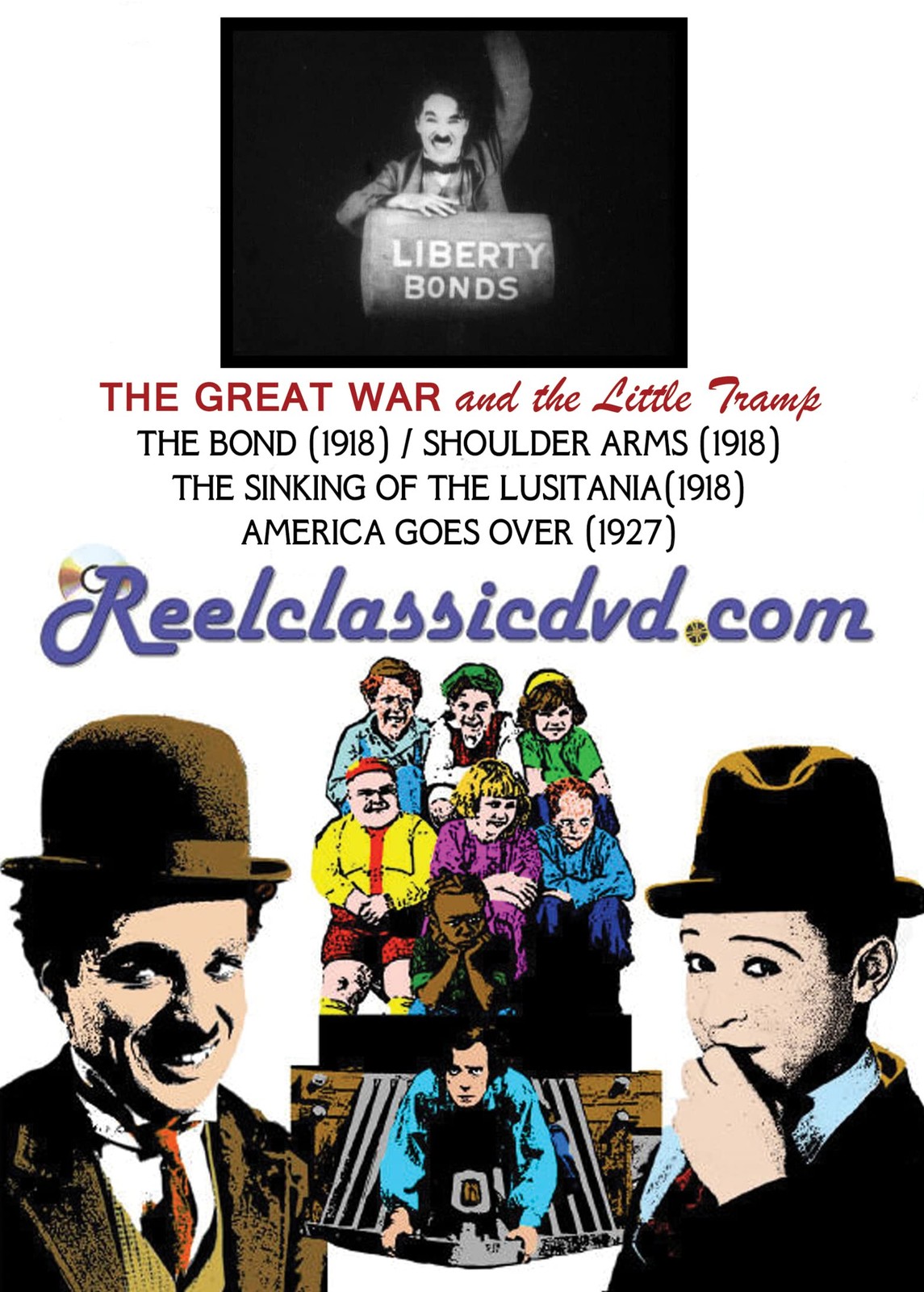 THE GREAT WAR AND THE LITTLE TRAMP (1918 - 1927) (DVD)