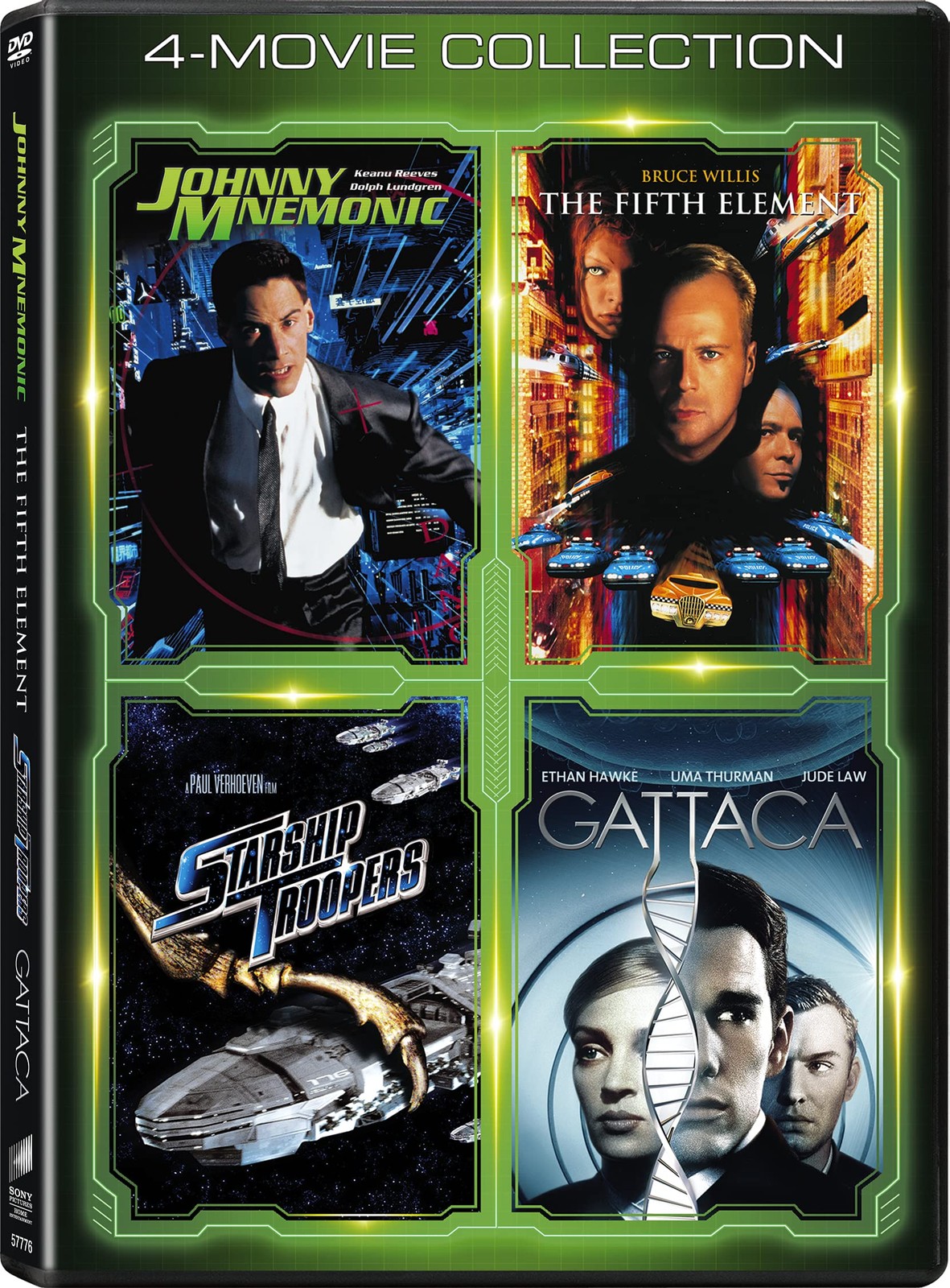 The Fifth Element / Gattaca / Johnny Mnemonic / Starship Troopers - Set (DVD)