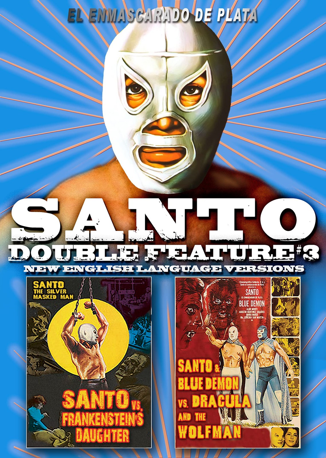 Santo Double Feature #3: Santo Vs Frankenstein's Daughter/Santo & Blue Dem (DVD)