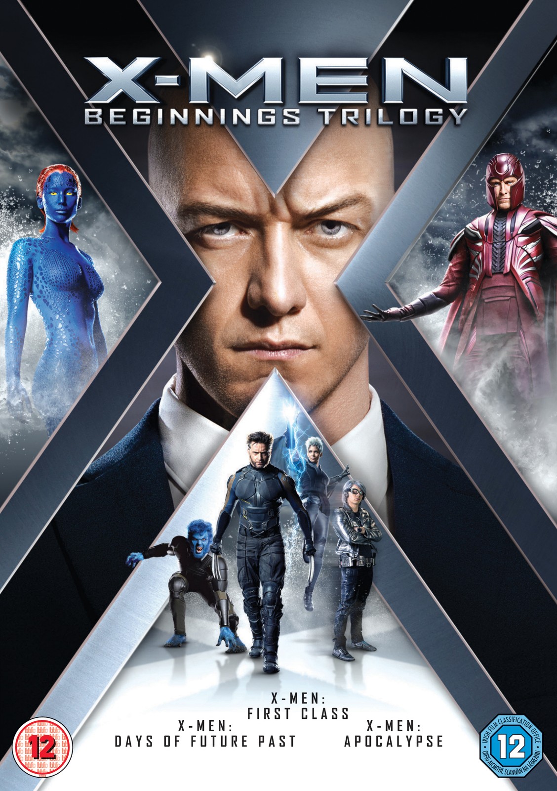 X-men: Beginnings Trilogy (DVD) Ray Wise Elliot Page Evan Peters Oscar Isaac