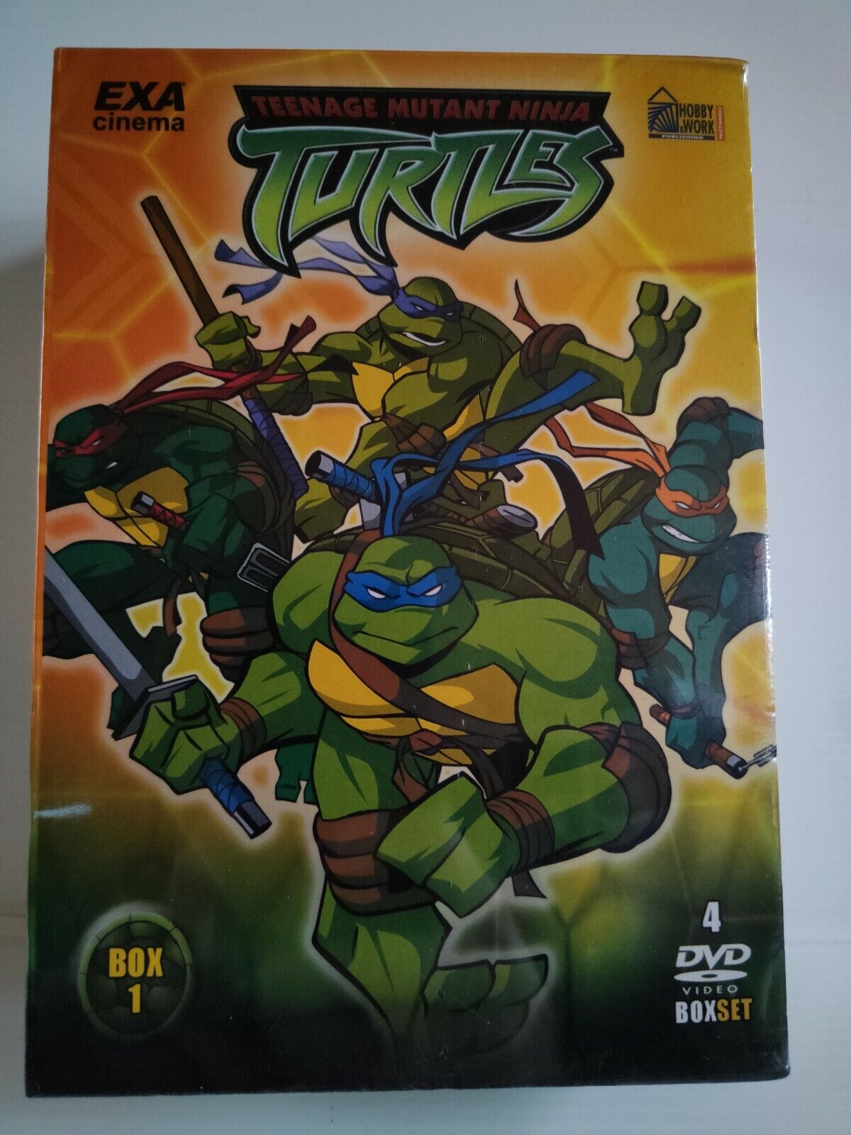 TEENAGE MUTANT NINJA TURTLES BOX 1  Edizione Italiana _ 4 DVD  NUOVO, SIGILLATO.