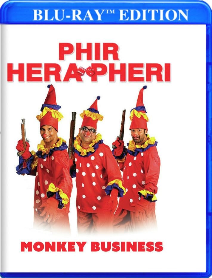 Phir Hera Pheri aka Monkey Business (Blu-ray) Akshay Kumar Suniel Shetty R