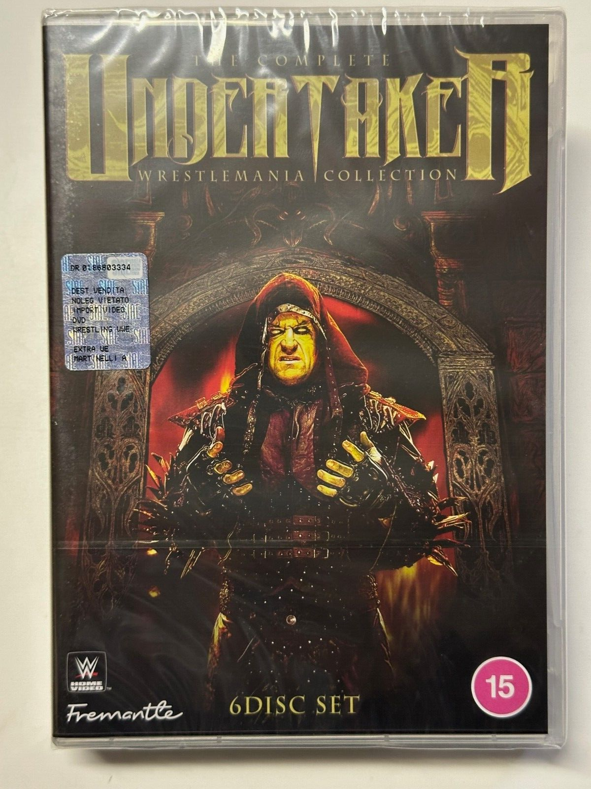DVD WWE UNDERTAKER: WRESTLEMANIA COLLECTION (6 DVD) FremantleMedia NEW & SEALED