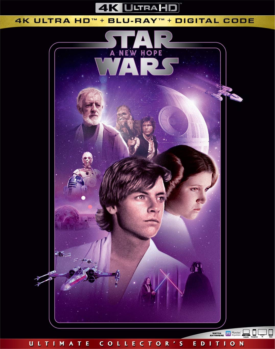 Star Wars: A New Hope (Feature) (4K UHD Blu-ray) Mark Hamill Harrison Ford