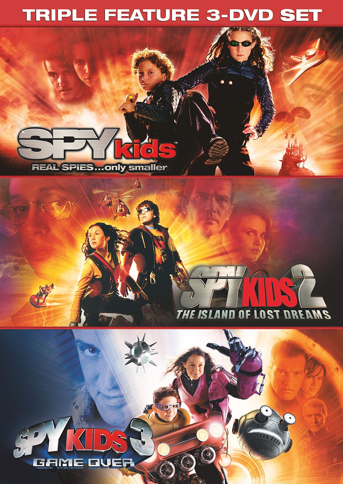 Spy Kids 3 Movie Collection (DVD) Mike Judge Antonio Banderas Carla Gugino