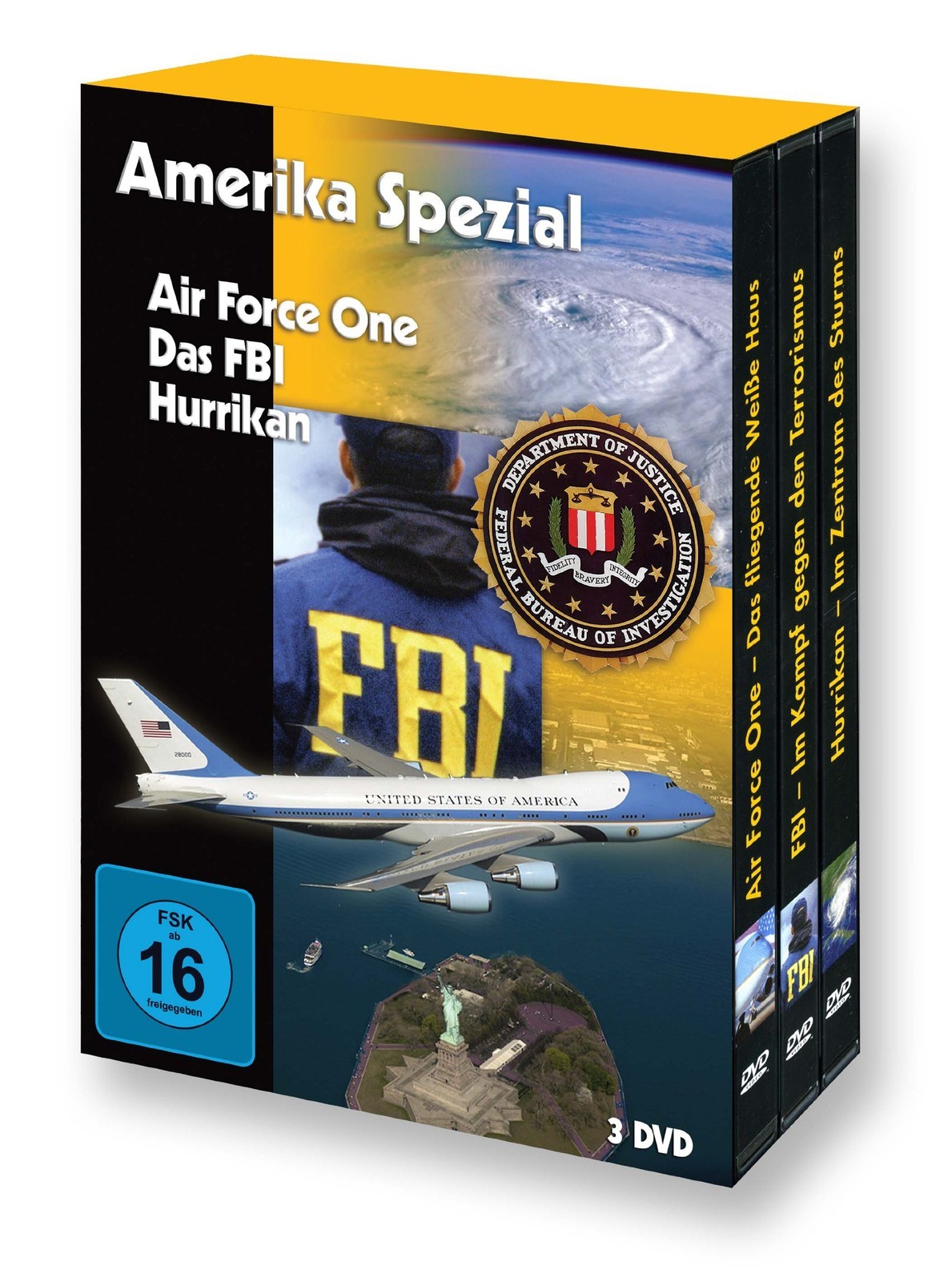 Amerika Spezial (Air Force One - FBI - Hurrikan) (DVD) Air Force One Ng