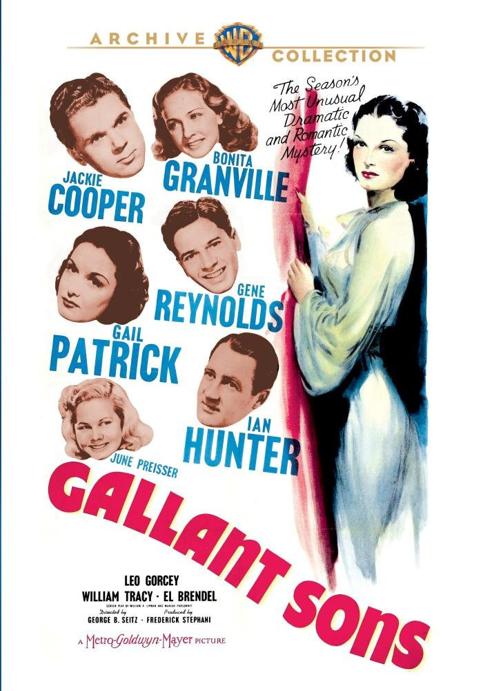 Gallant Sons (DVD) Jackie Cooper Bonita Granville Gail Patrick Gene Reynolds
