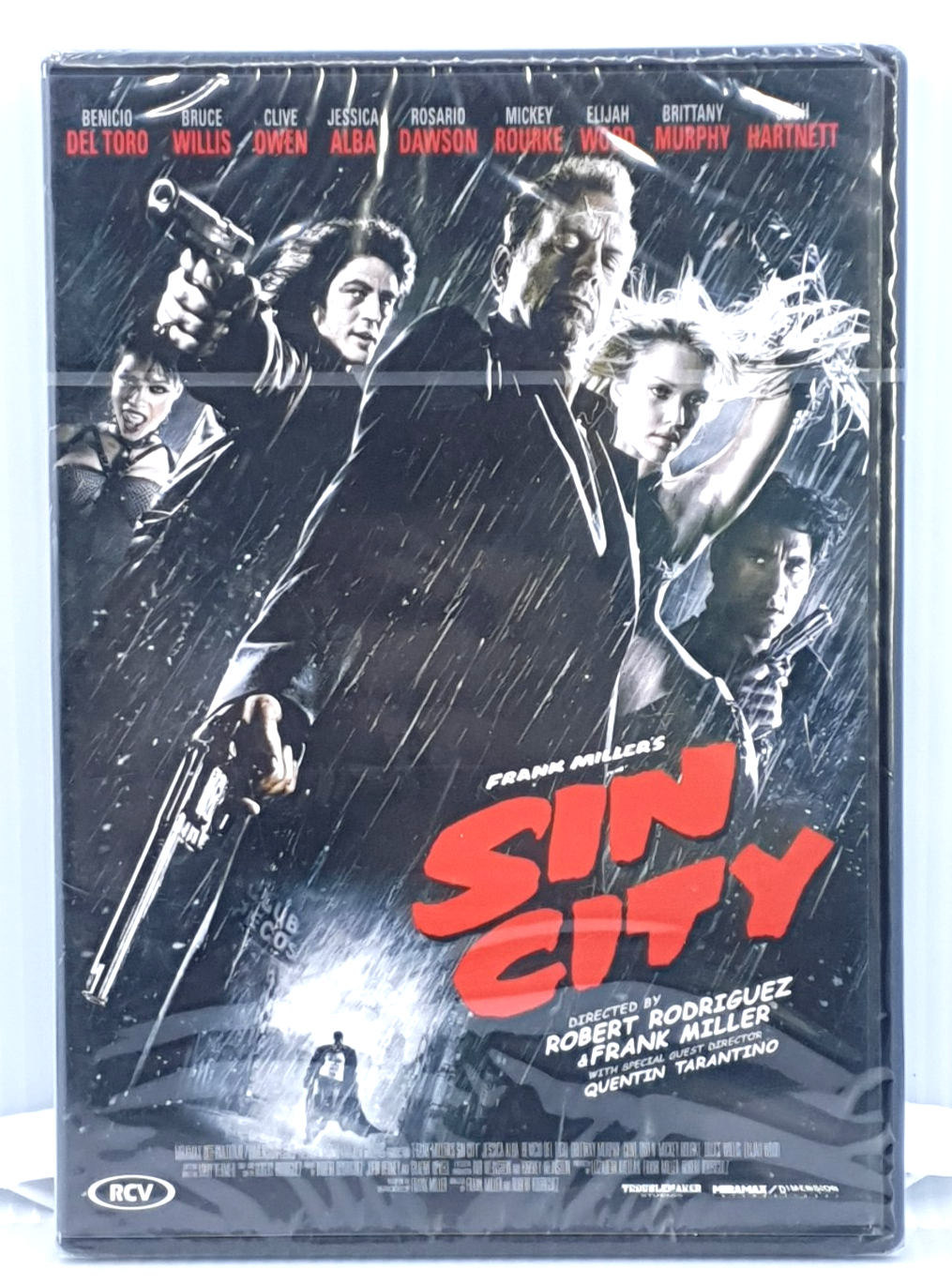 Sin City Dvd 2005 Bruce Willis, Mickey Rourke, Tarantino (DIR) Region 2 Import