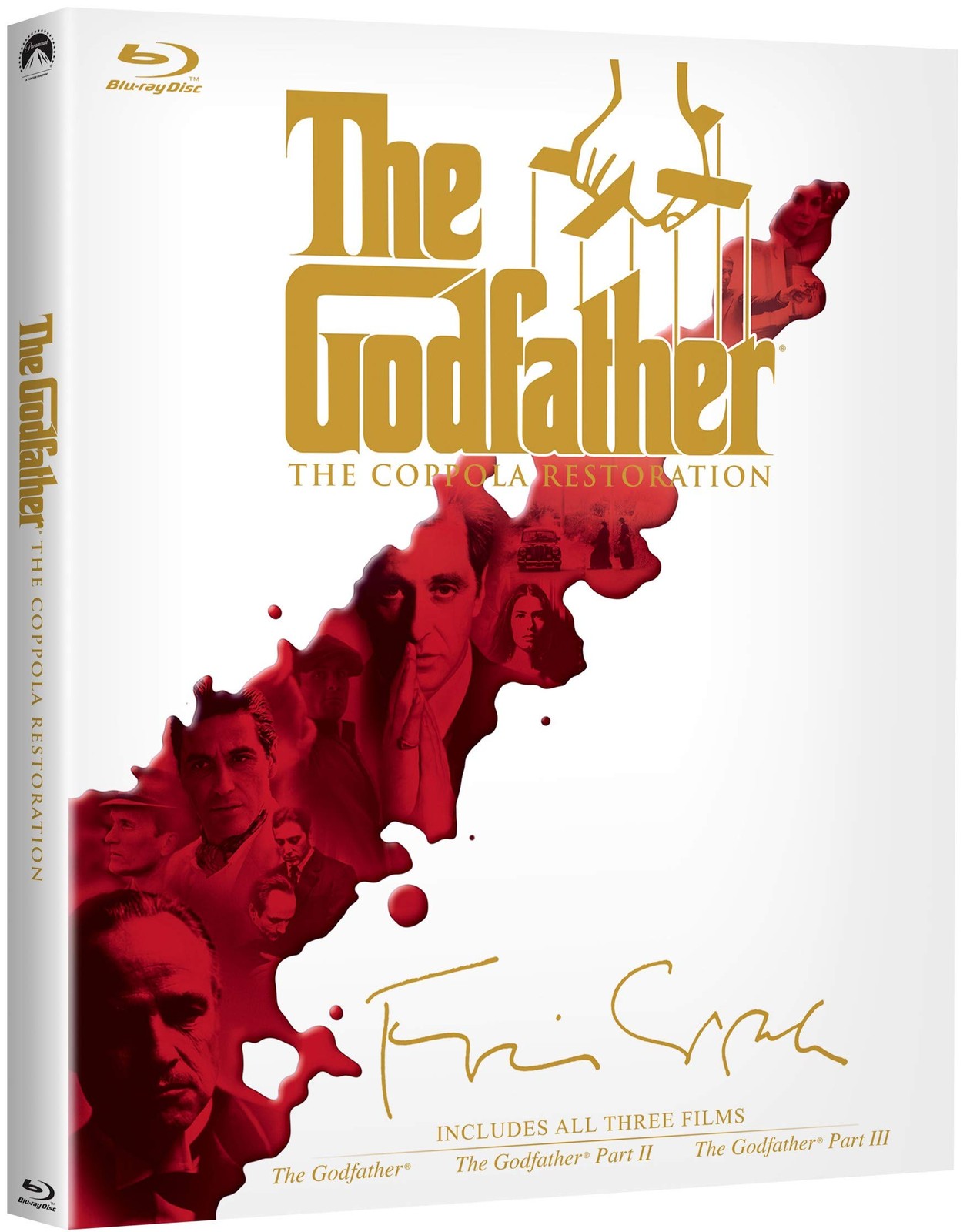 Godfather Collection (4 Blu-Ray) (Blu-ray) Marlon Brando Al Pacino James Caan