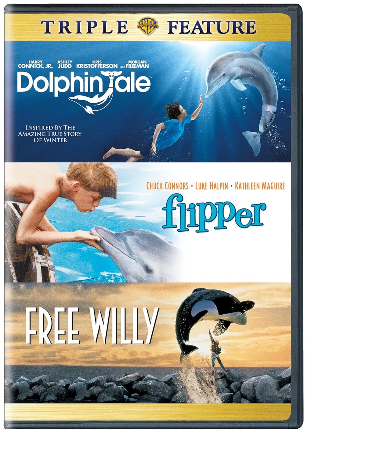 Dolphin Tale/Flipper/Free Willy (Triple Feature) (DVD) Various