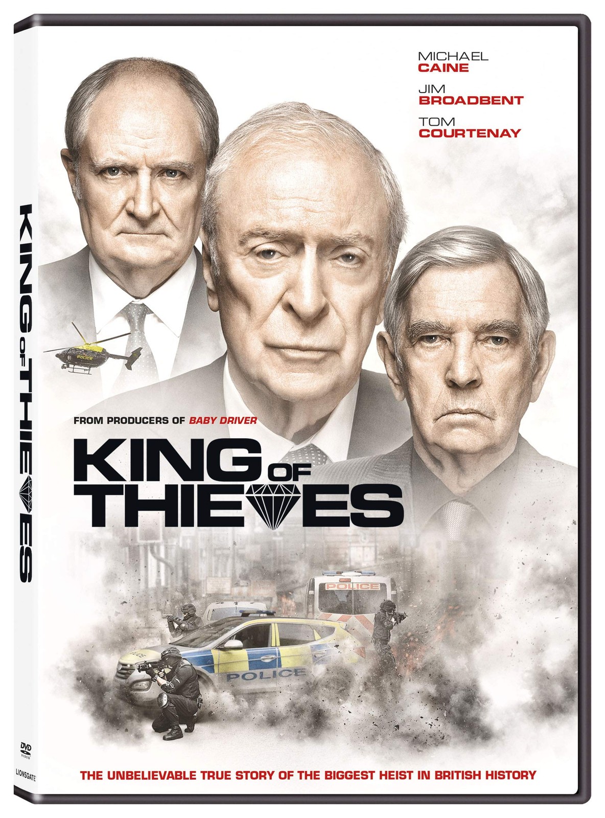 King Of Thieves (DVD) Michael Caine Jim Broadbent Ray Winstone Charlie Cox