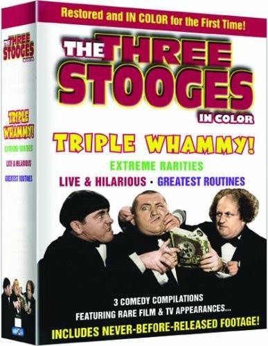 The Three Stooges: Triple Whammy (3-Disc Gift Set) (DVD) Moe Howard Larry Fine