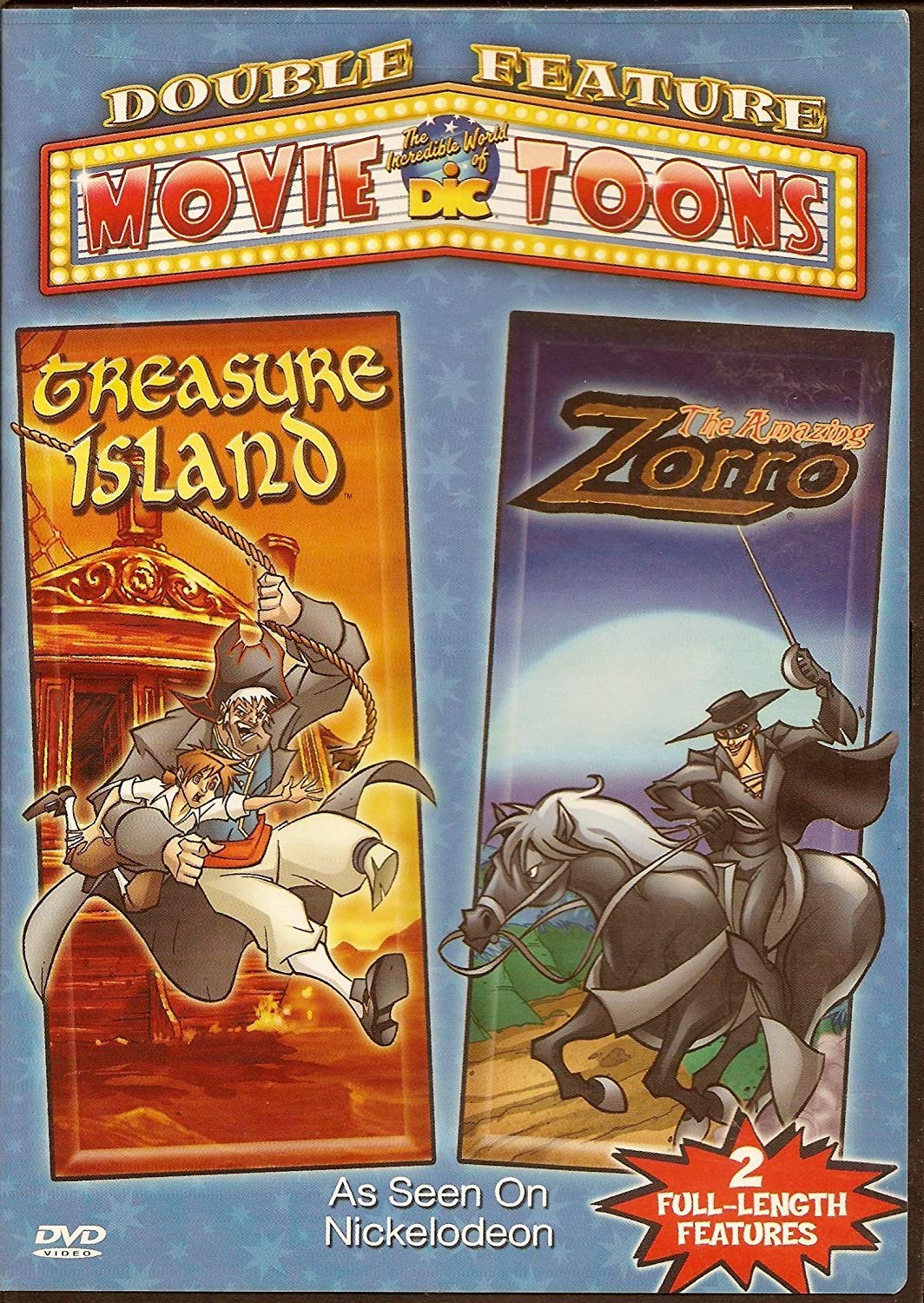 The Amazing Zorro / Treasure Island (Double Feature) (DVD)