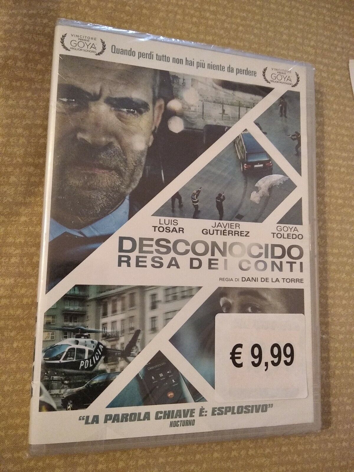 DVD - Desconocido - Resa dei conti - De La Torre Tosar Toledo NUOVO SIGILLATO!