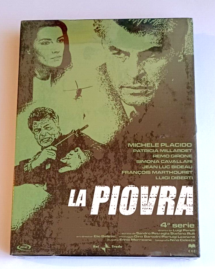 LA PIOVRA 4 SERIE DVD NUOVO SIGILLATO PRIMA EDIZIONE