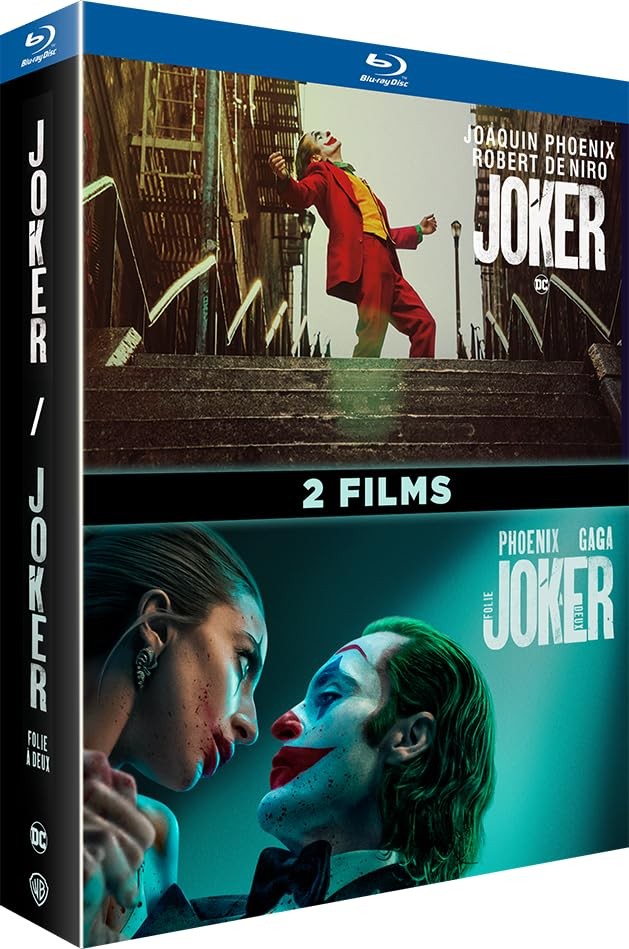 Joker + joker : folie à deux (Blu-ray) Todd Phillips Lady Gaga Joaquin Phoenix