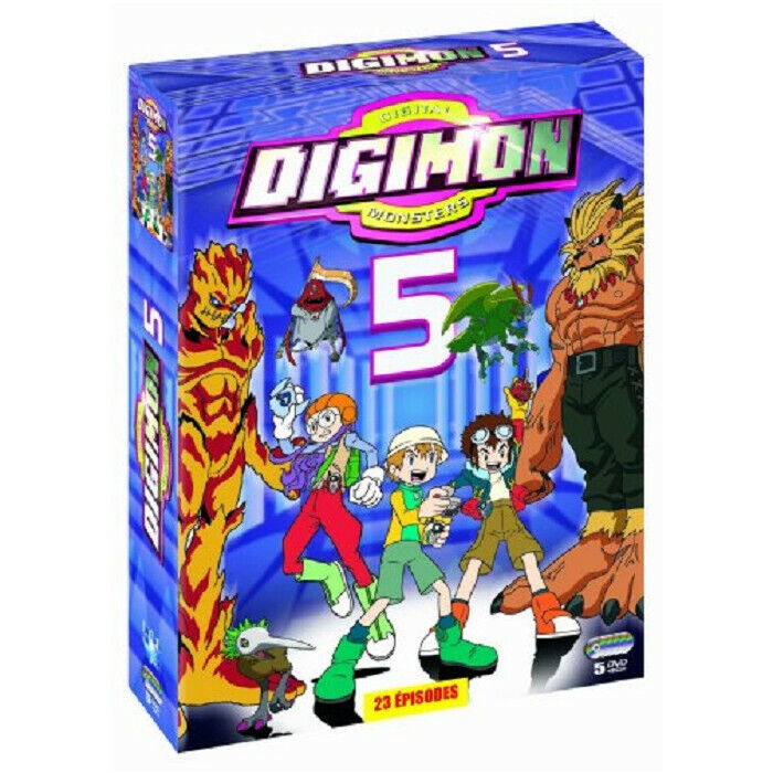 Digimon Cofanetto 5 DVD Nuova
