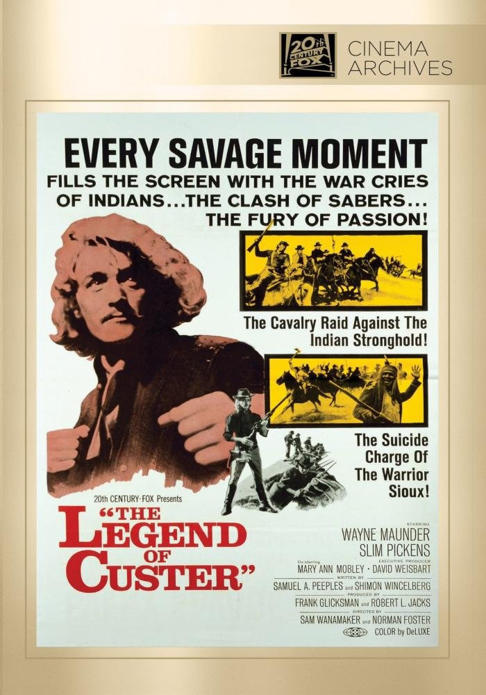 Legend Of Custer, The (DVD) Mary Ann Mobley Michael Dante Robert F. Simon