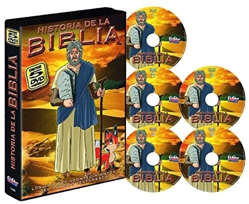 HISTORIAS DE LA BIBLIA de Osamu Tezuka 5 DVDs
