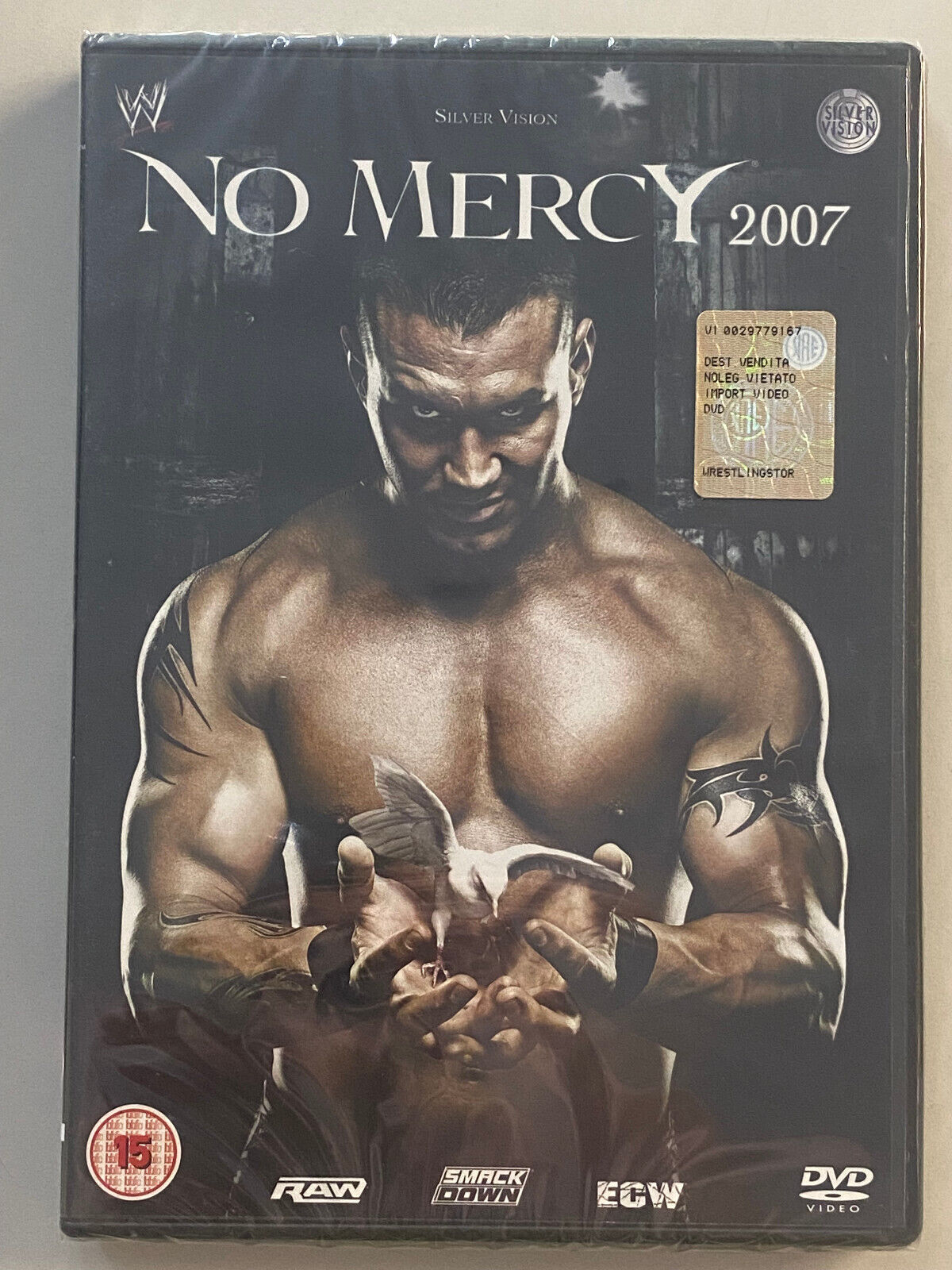 DVD WWE NO MERCY 2007 Silver Vision Original Release Wrestling NEW & SEALED