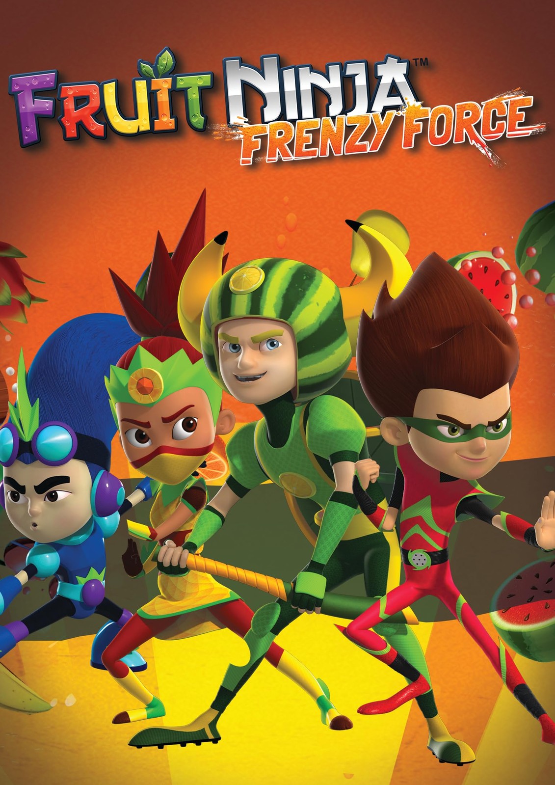 Fruit Ninja: Frenzy Force (DVD) Cole Howard Colin Murdock Ian Hanlin