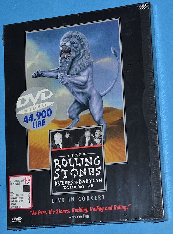 The Rolling Stones Bridges To Babylon Tour - Snapper - DVD - New Nuovo Sealed