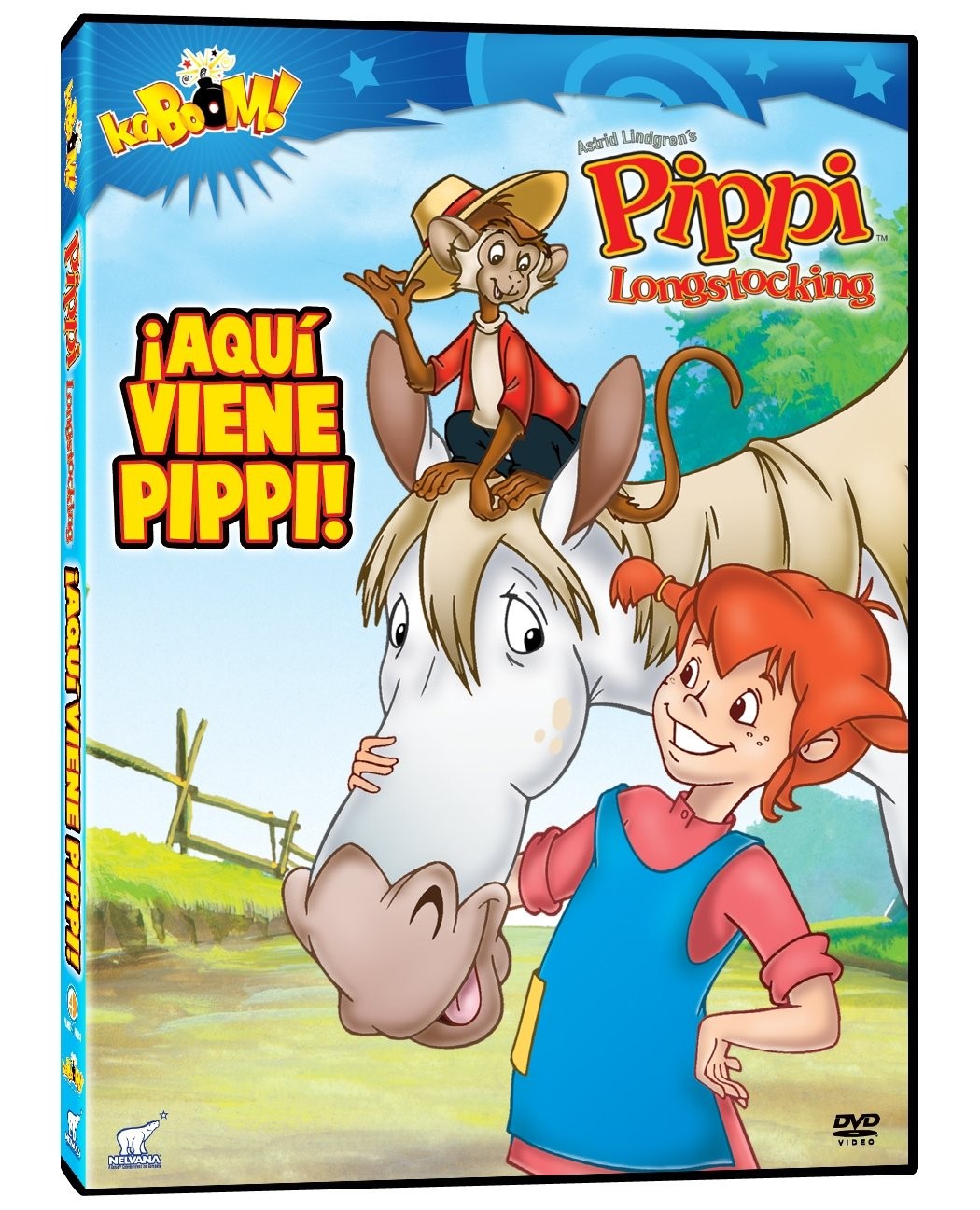 Pippi Longstocking-Aqui Viene Pippi DVD NUOVO