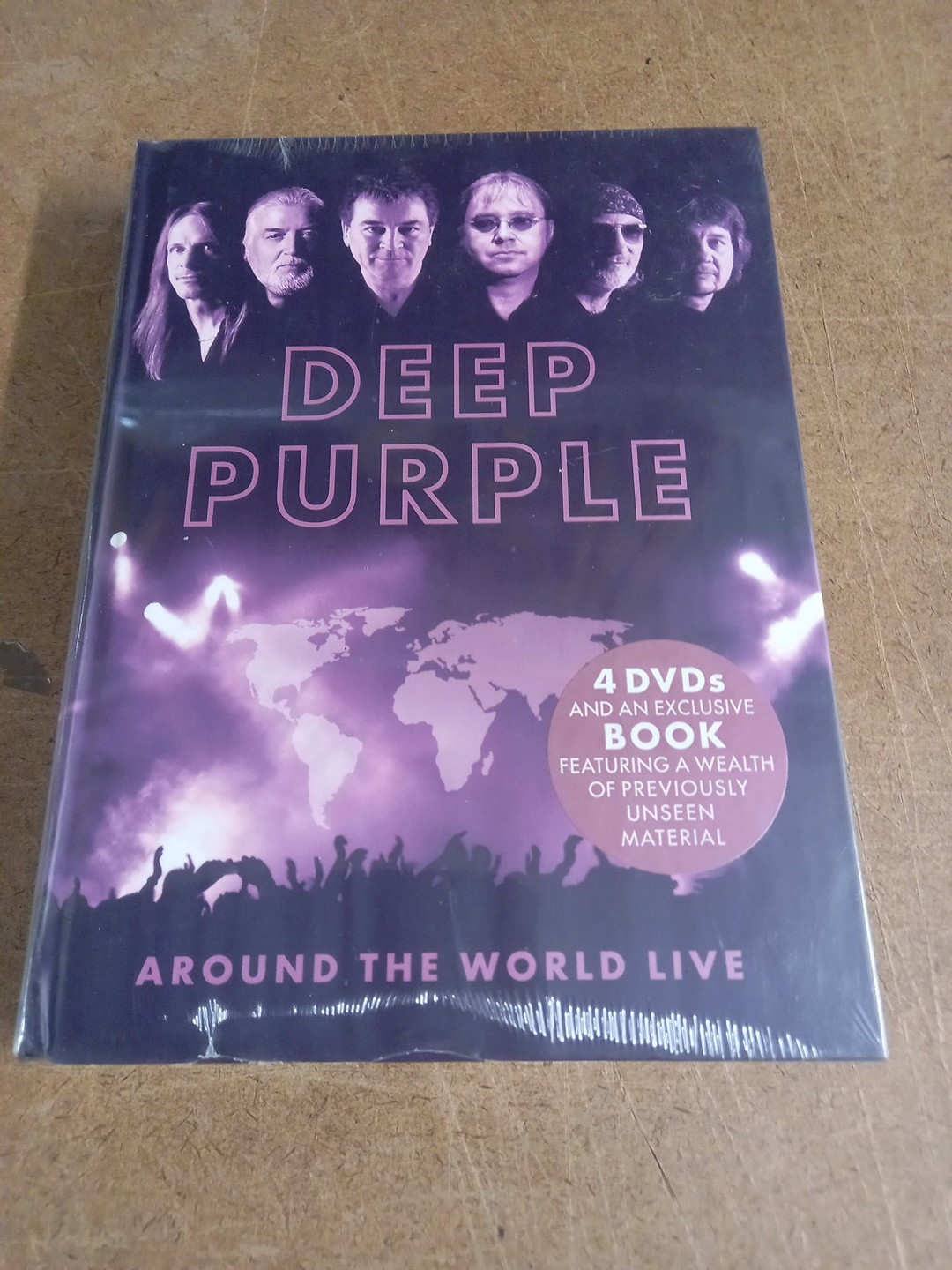 DVD & BOOK Deep Purple Around The World Live  Eagle Vision Nuovo Sigillato