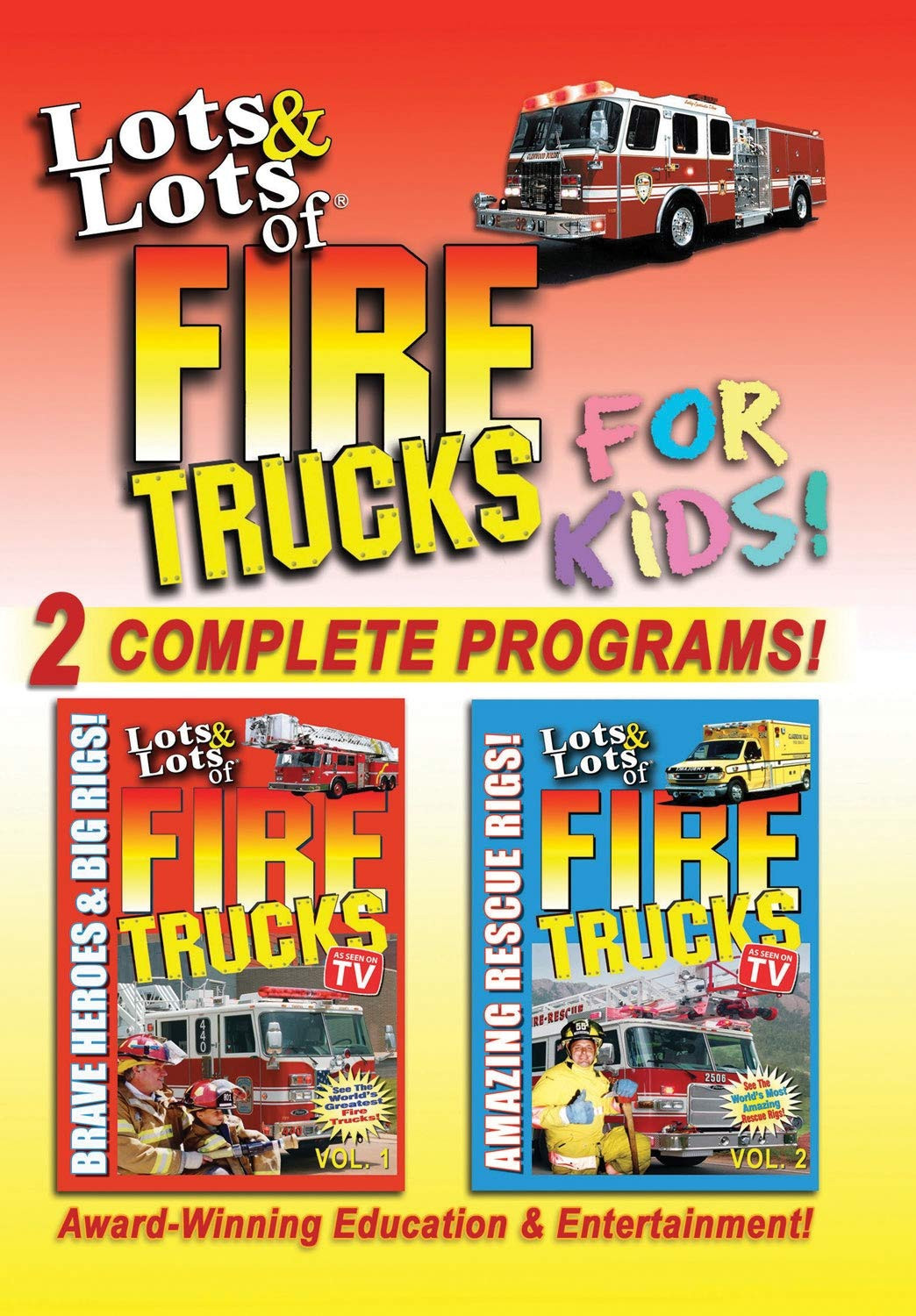 Lots & Lots of Firetrucks 2 Program Set (DVD)