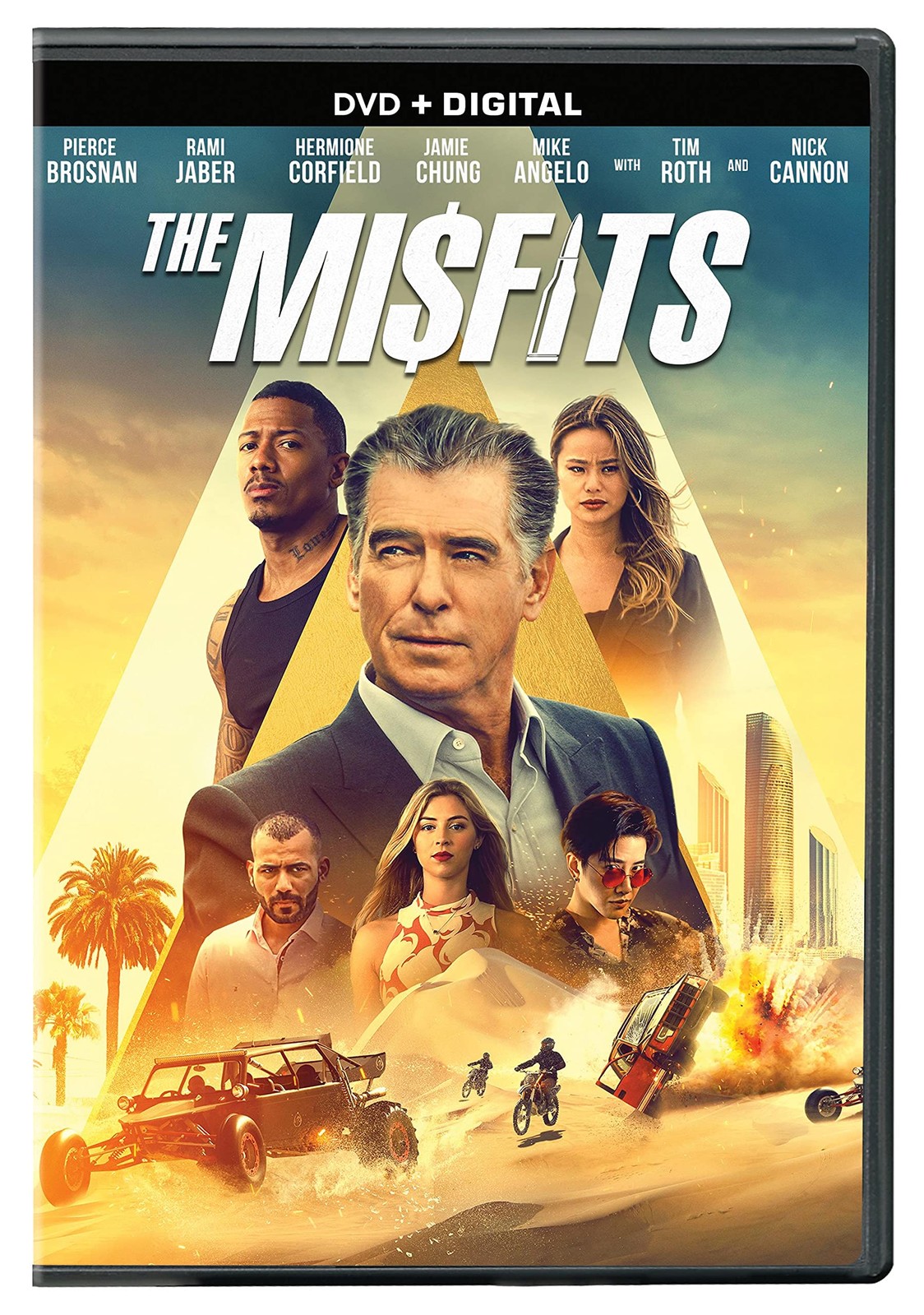 MISFITS (DVD) Pierce Brosnan Nick Cannon Jamie Chung