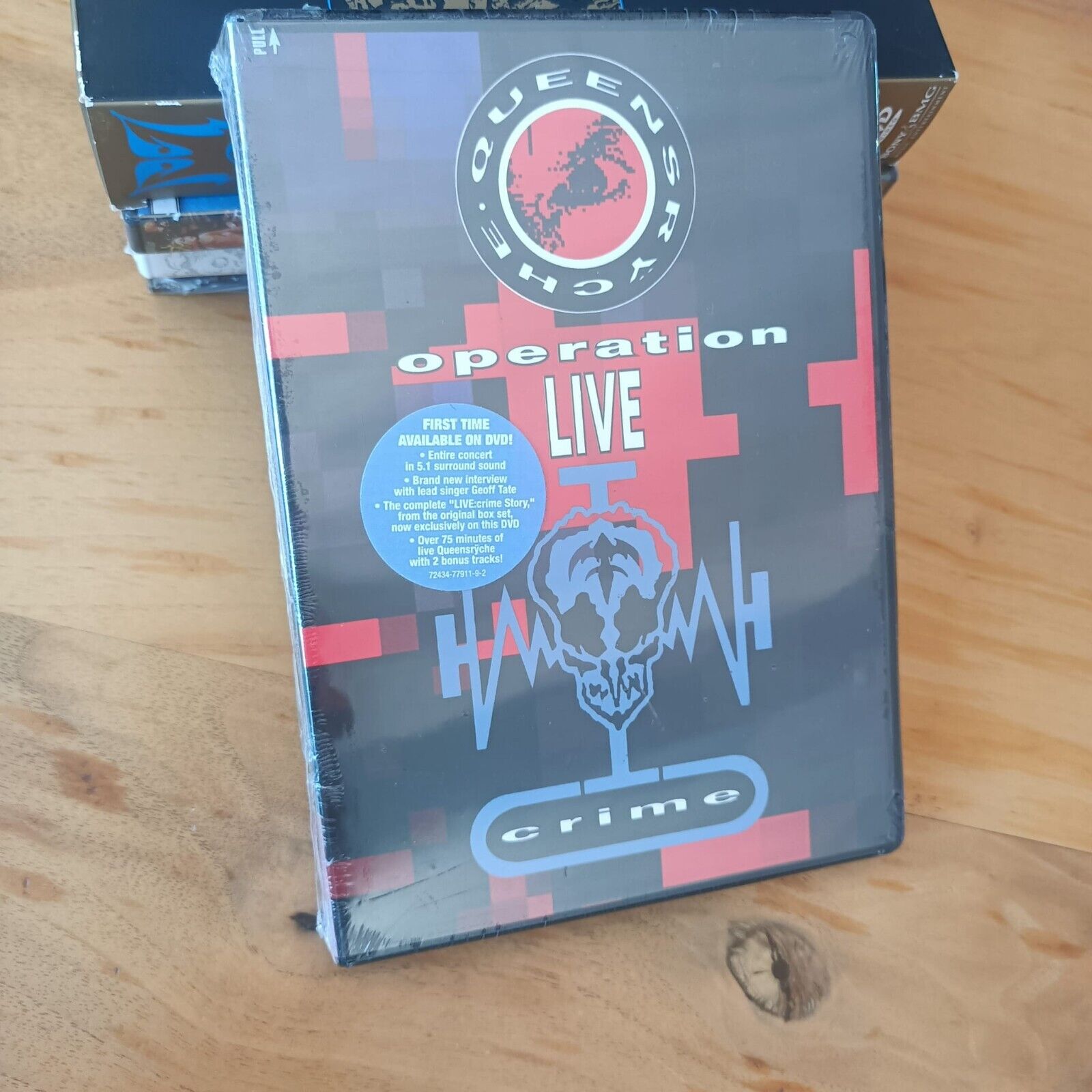 QUEENSRYCHE "OPERATION LIVECRIME" DVD "sealed " 2001 (for collectors)