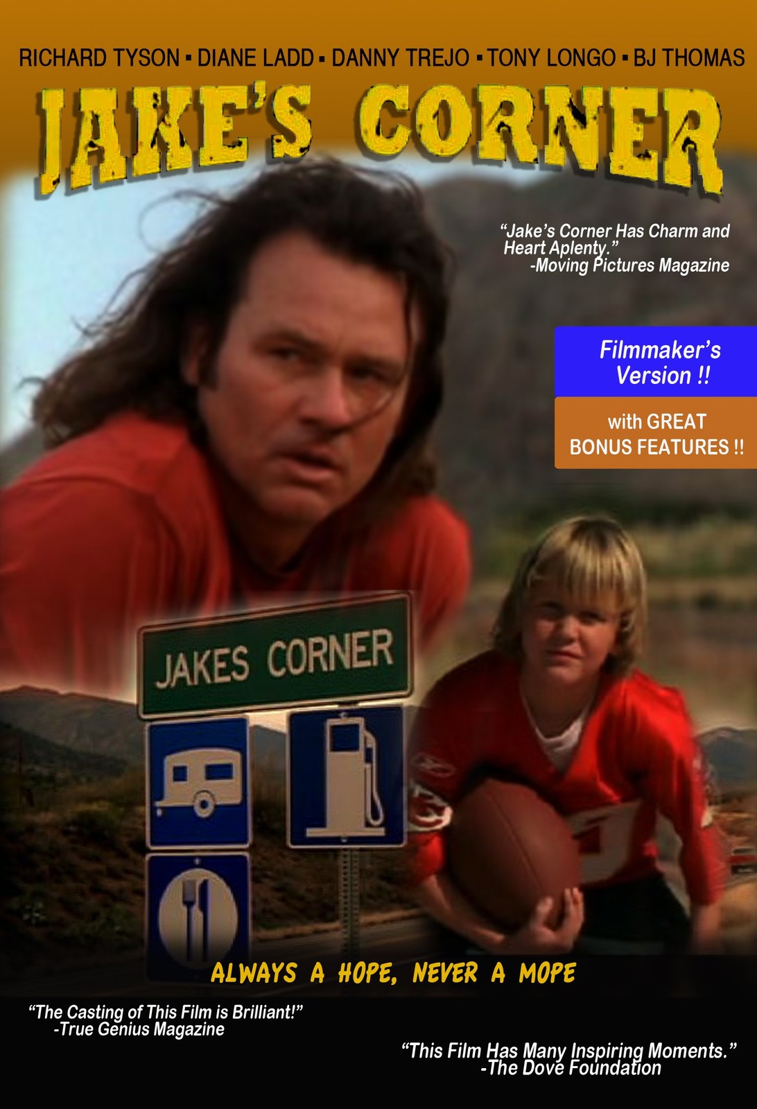 Jake's Corner (DVD) Richard Tyson Diane Ladd Tony Longo Danny Trejo BJ Thomas