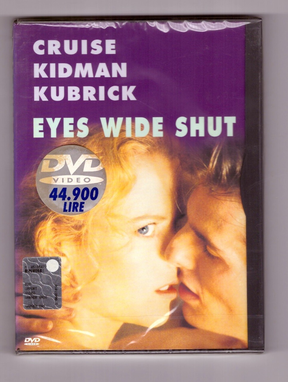 EYES WIDE SHUT DVD CUSTODIA SNAPPER NUOVO SIGILLATO