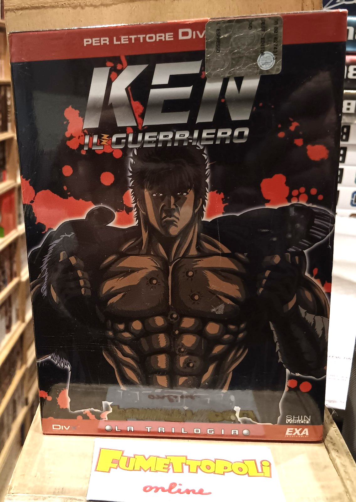 KEN IL GUERRIERO la Trilogia cofanetto 3 DivX EXA Shin Vision sigill. NUOVO SC65