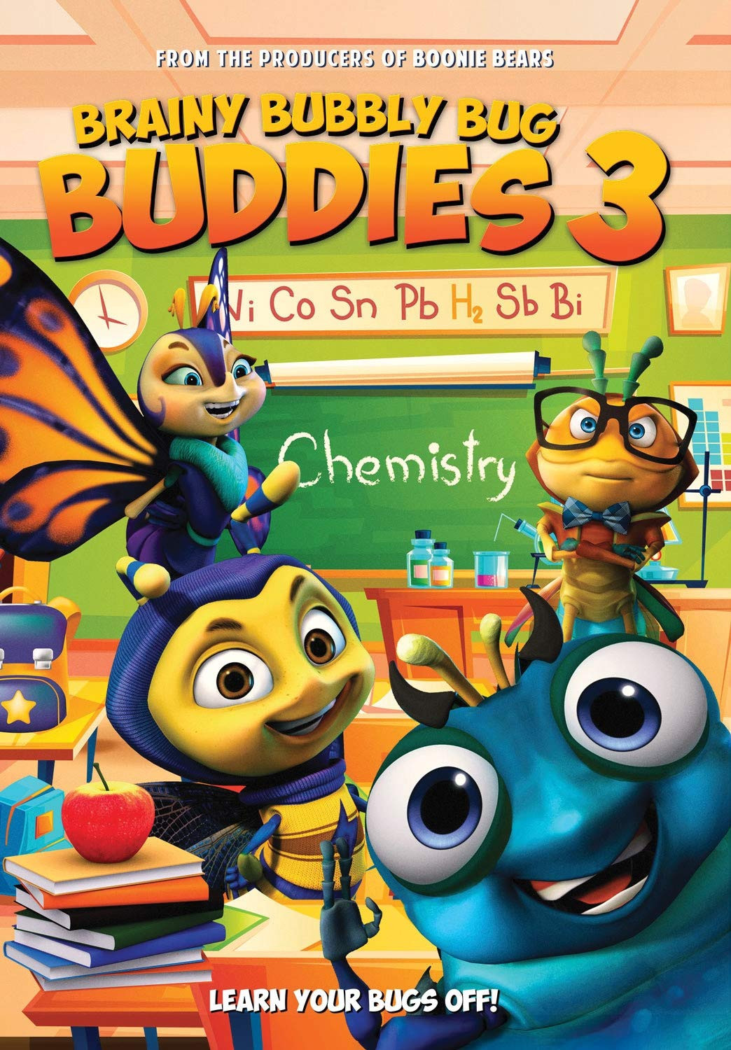 Brainy Bubbly Bug Buddies 3 (DVD) Justin J. Wheeler Paul 'Maxx' Rinehart