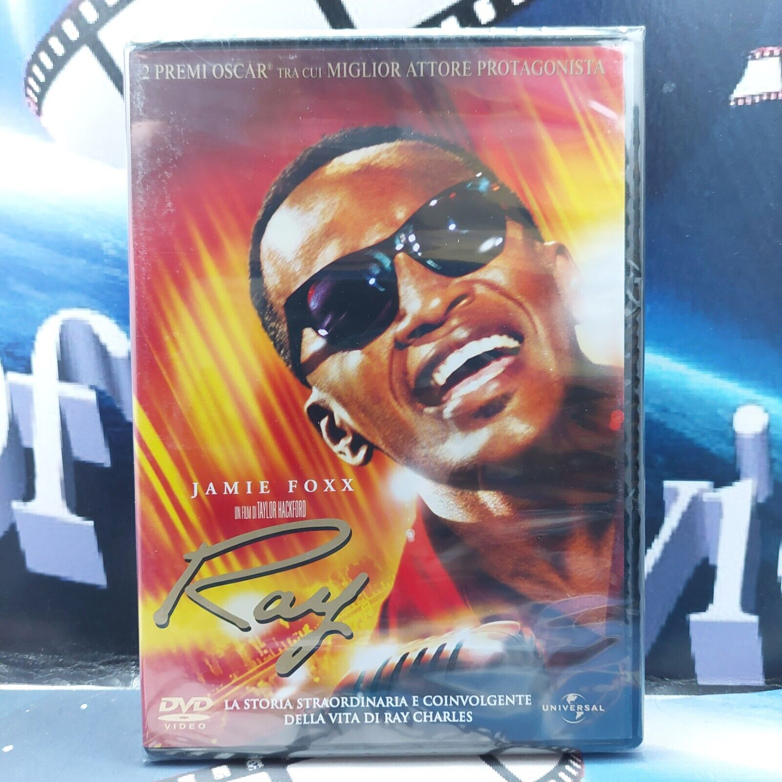 RAY   jamie foxx - La straordinaria storia di ray  charles  DVD  *NUOVO*