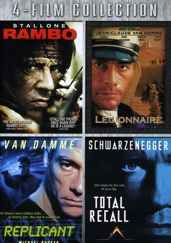 Four-Film Collection (Rambo / Legionnaire / Replicant / Total Recall) (DVD)