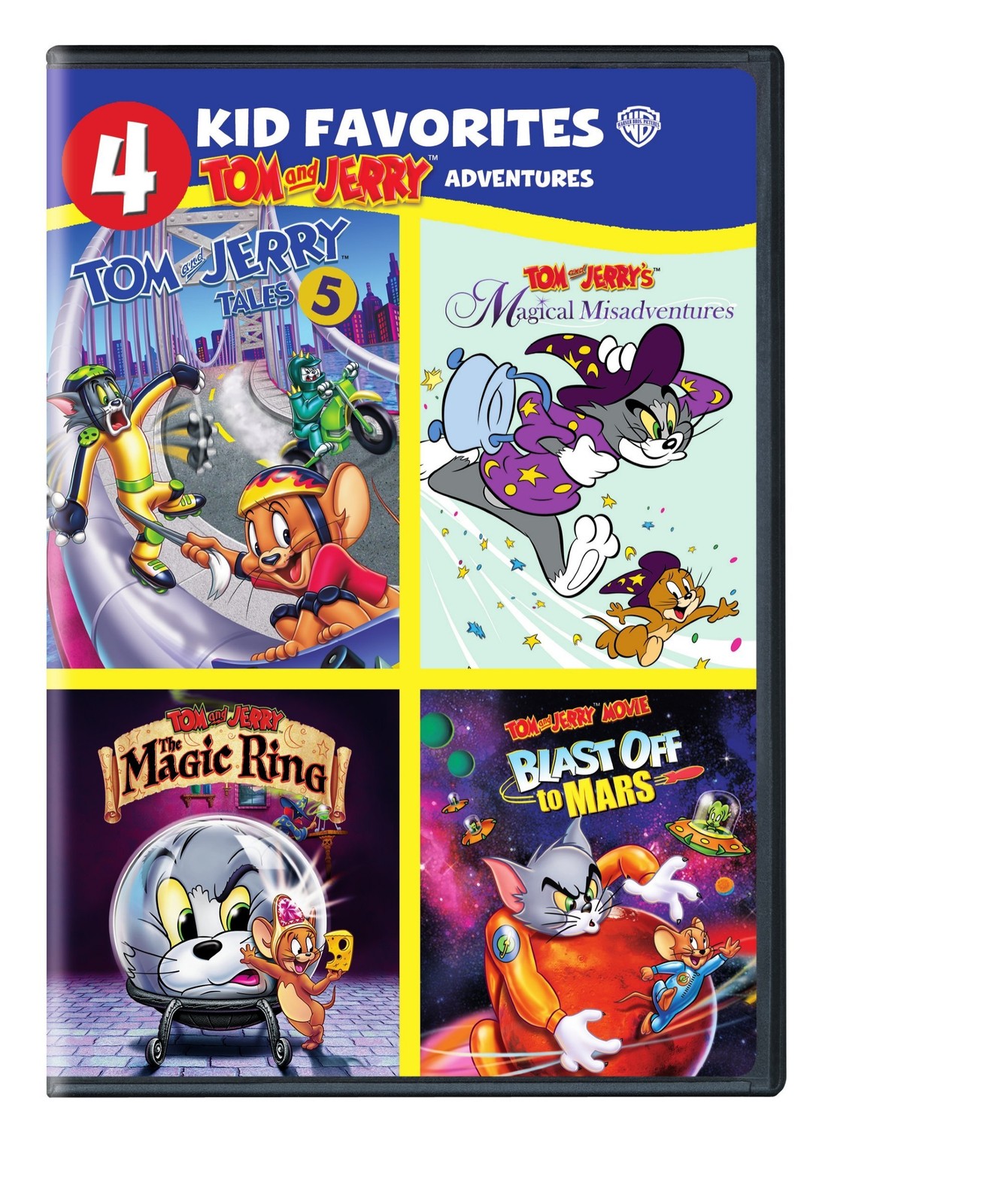 4 Kid Favorites: Tom and Jerry Adventures (DVD) Various