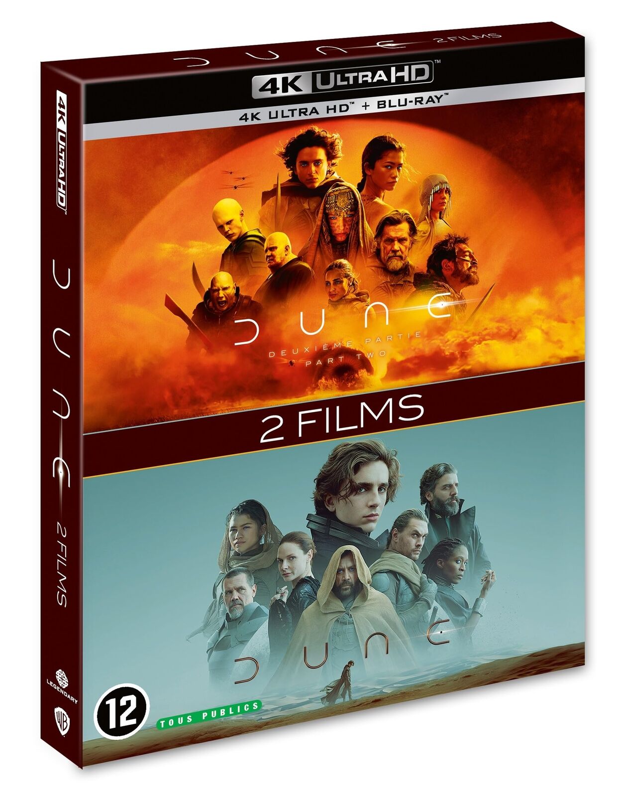 Dune + dune : deuxième partie 4k ultra hd (4K UHD Blu-ray) Zendaya