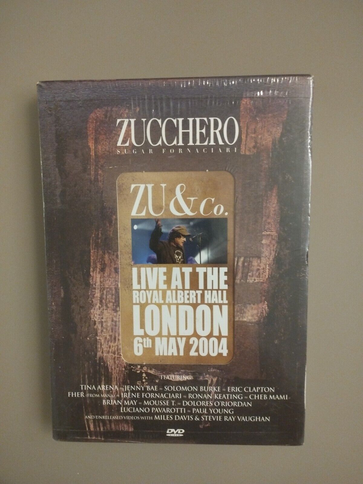ZUCCHERO SUGAR FORNACIARI LIVE AT THE ROYAL ALBERT HALL LONDON 6th MAY 2004 DVD