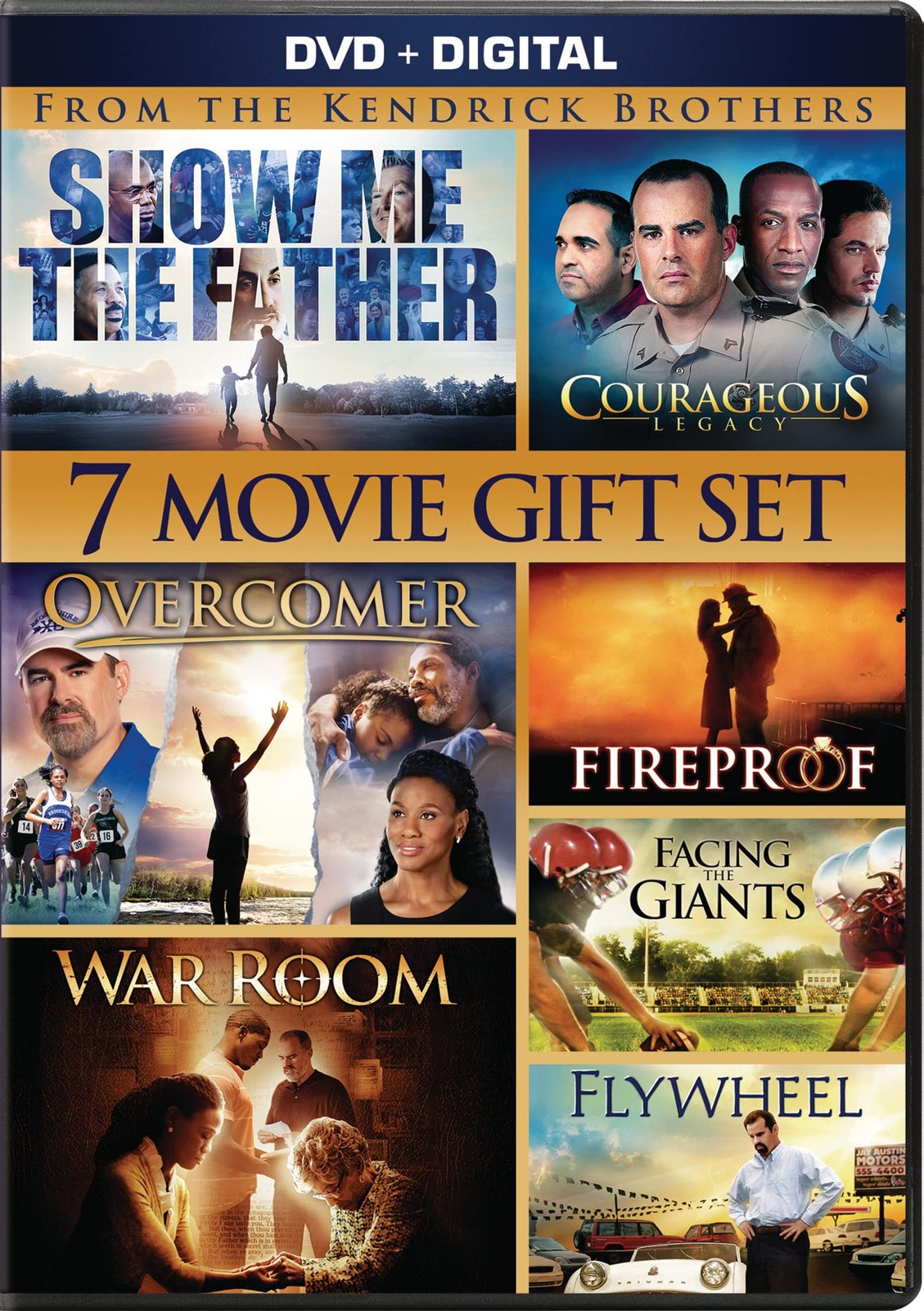 Courageous / Facing the Giants / Fireproof / Flywheel / Overcomer / Show M (DVD)