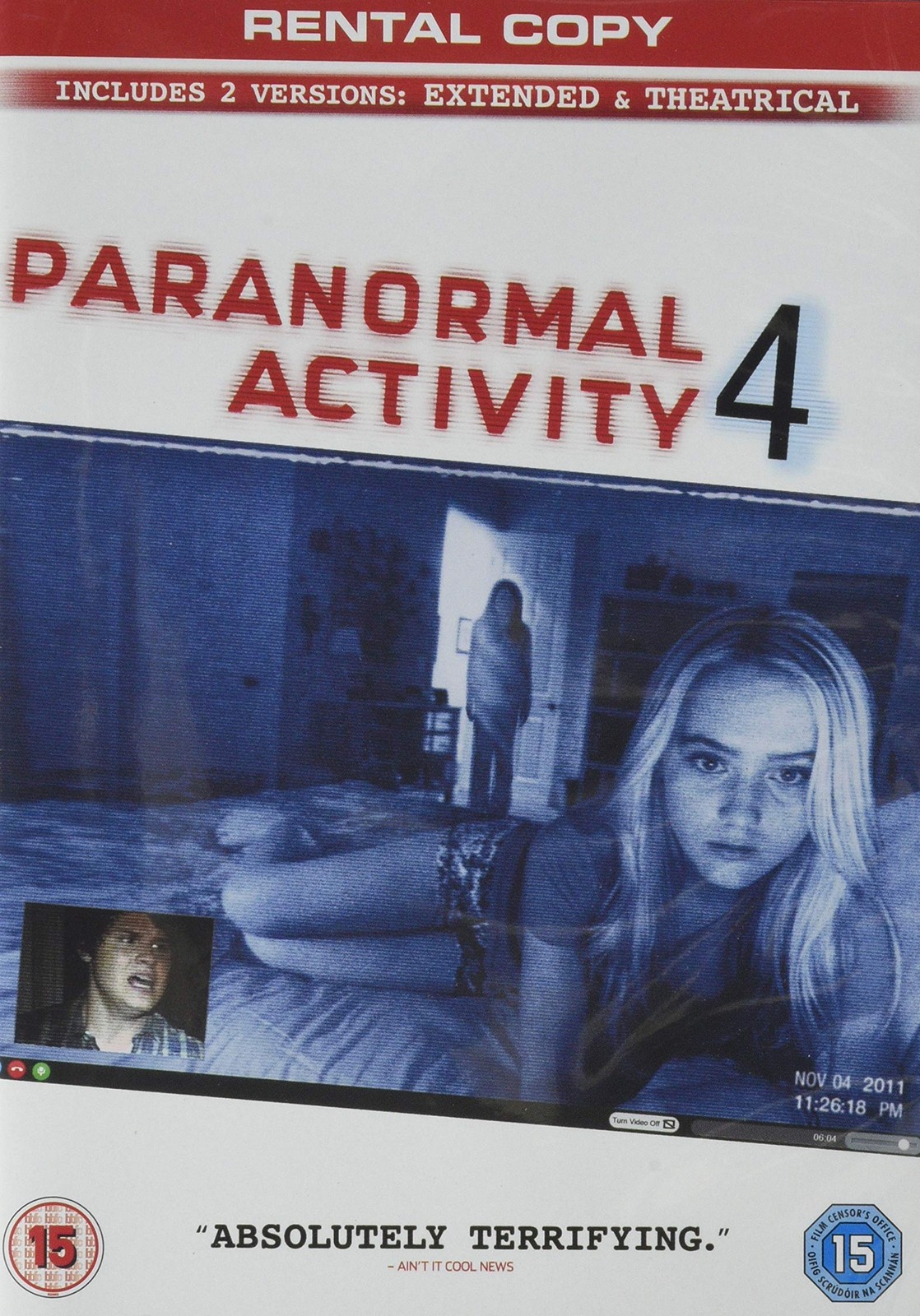 Paranormal Activity 4 Extended Edition (REGION B/2) DVD NUOVO
