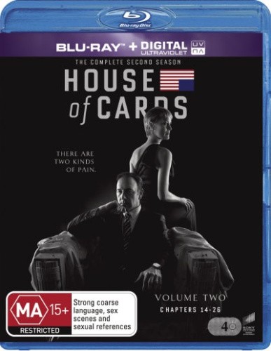 House of Cards: Season 2 (Volume 2 - Chapters 14 - 26) (Blu-ray/UV) [Region