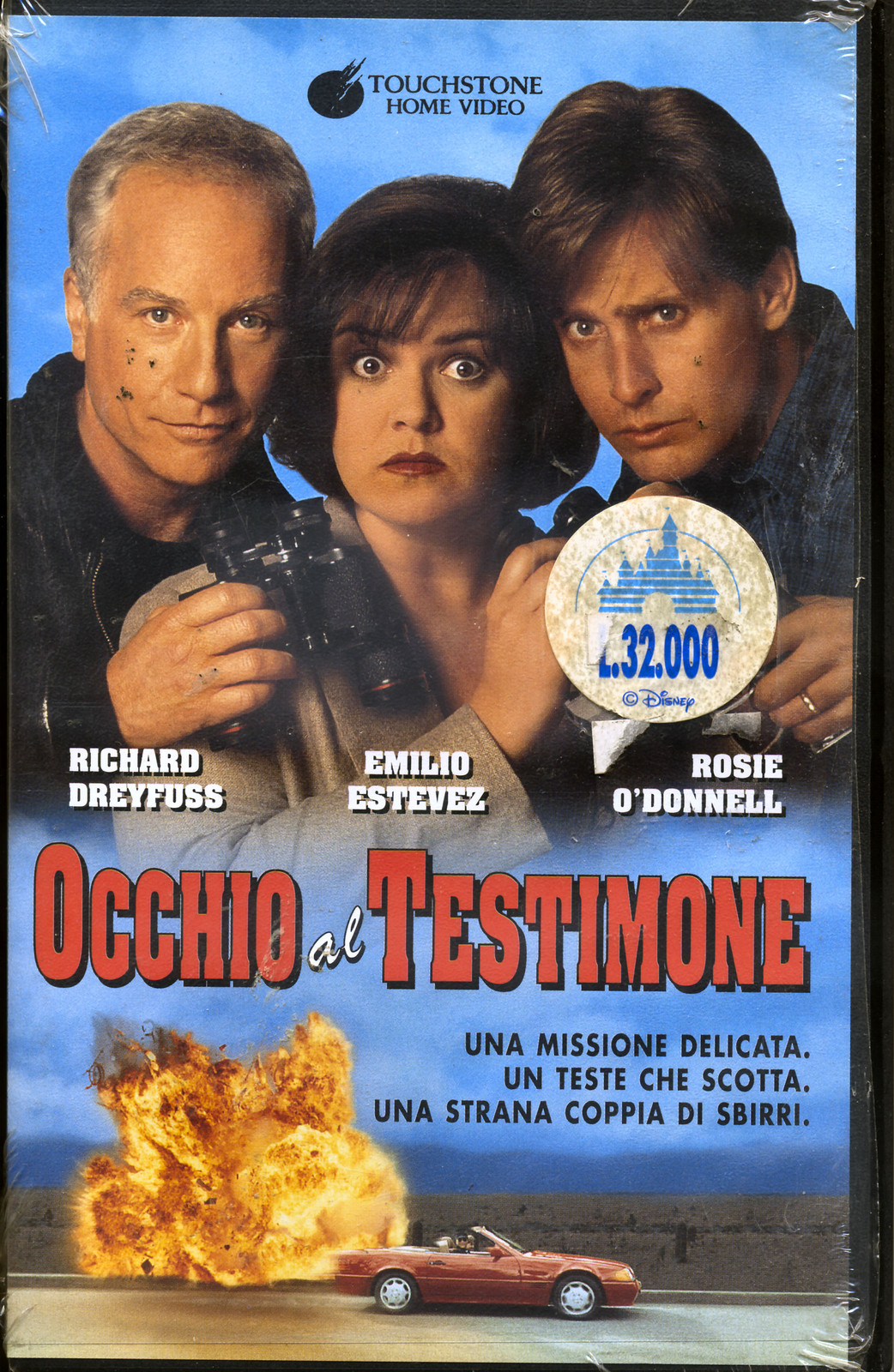 Occhio Al Testimone CON RICHARD DREYFUSS - OLEOGRAMMA TONDO - VHS NUOVA
