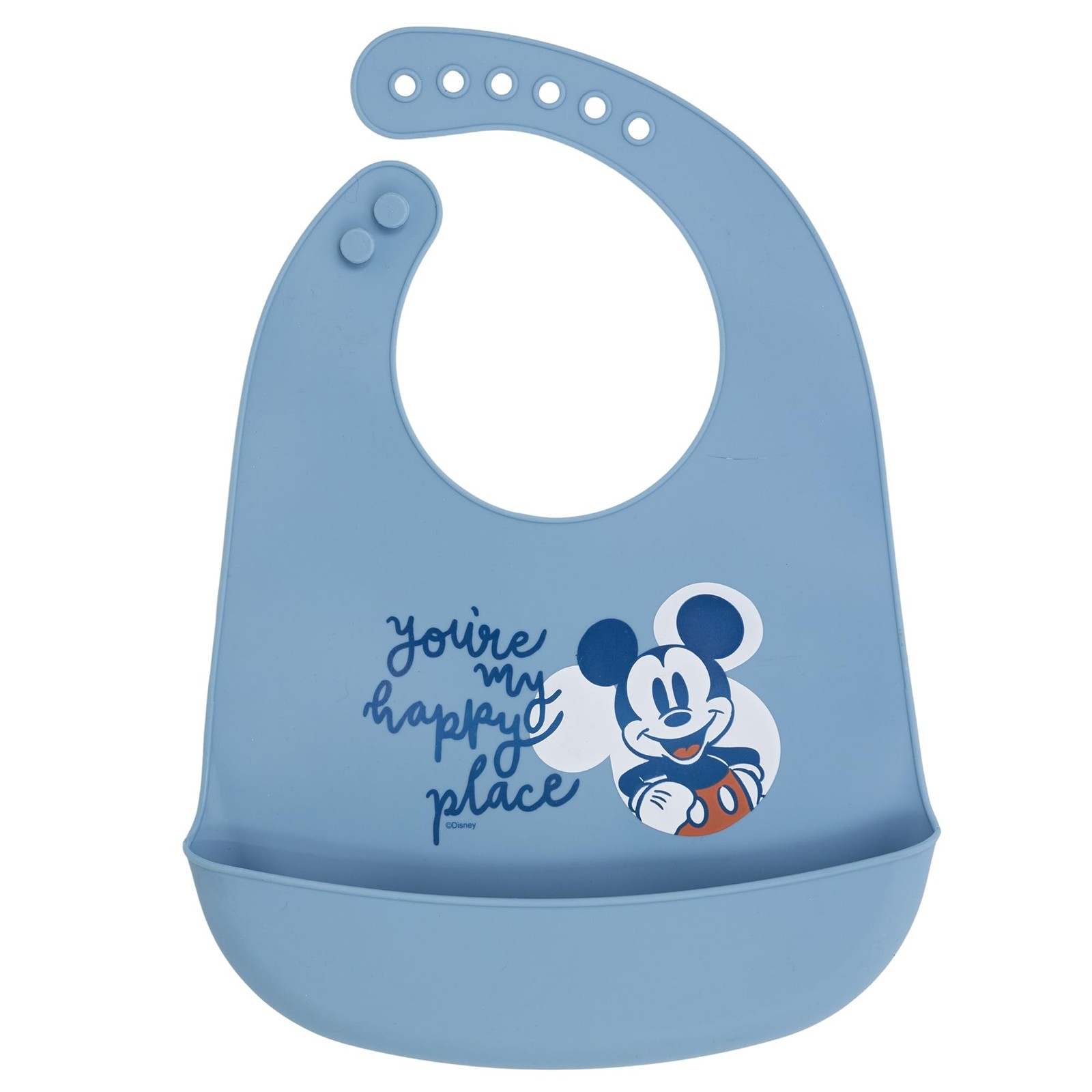 Silikon-Lätzchen Mickey Mouse Full of Smiles Micky Maus