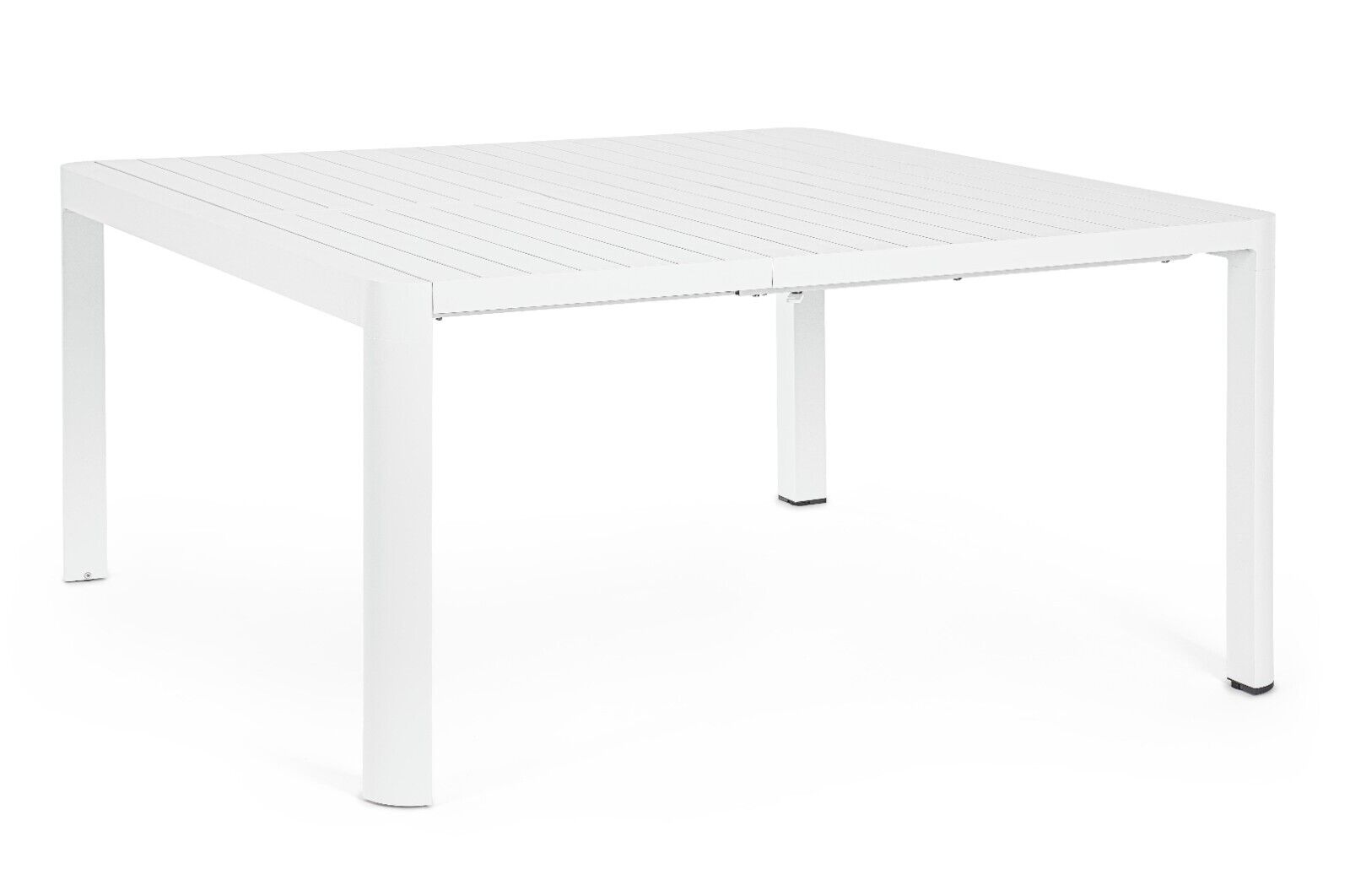 TAVOLO ALLUNGABILE KIPLIN 149X97/149 BIANCO IN ALLUMINIO GIARDINO E VERANDA