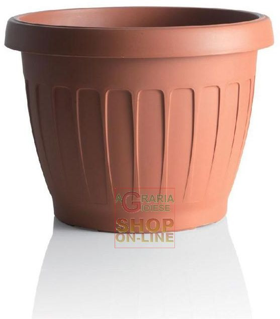 35757 VASO IN PLASTICA BAMA TERRACOTTA CM. 30
