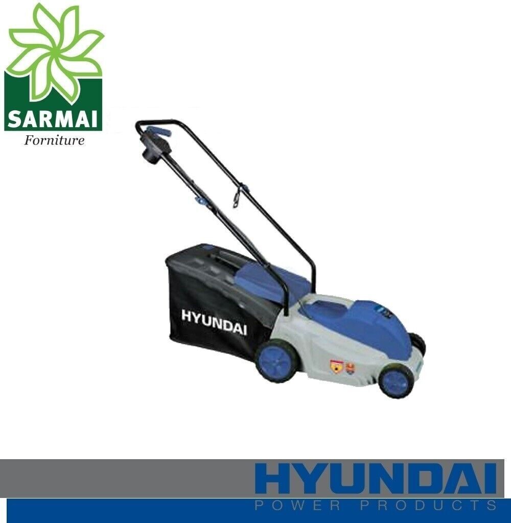 Rasaerba HYUNDAI ZF6135A tagliaerba a spinta elettrico 1600W prato giardino