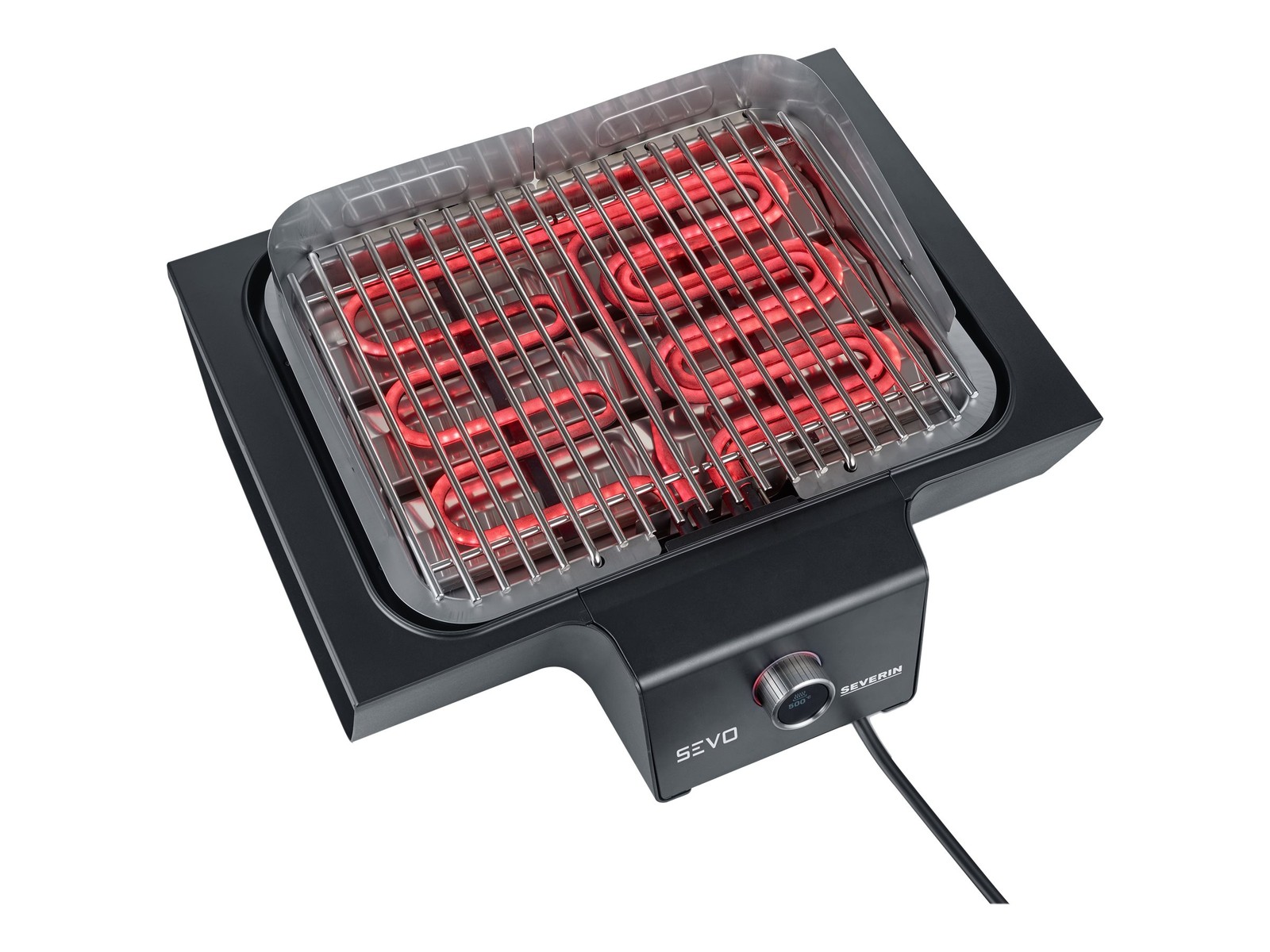 SEVERIN PG 8106 SEVO GT 3000 W Grill Elettrico 415 x 315 mm Skottel braai Nero