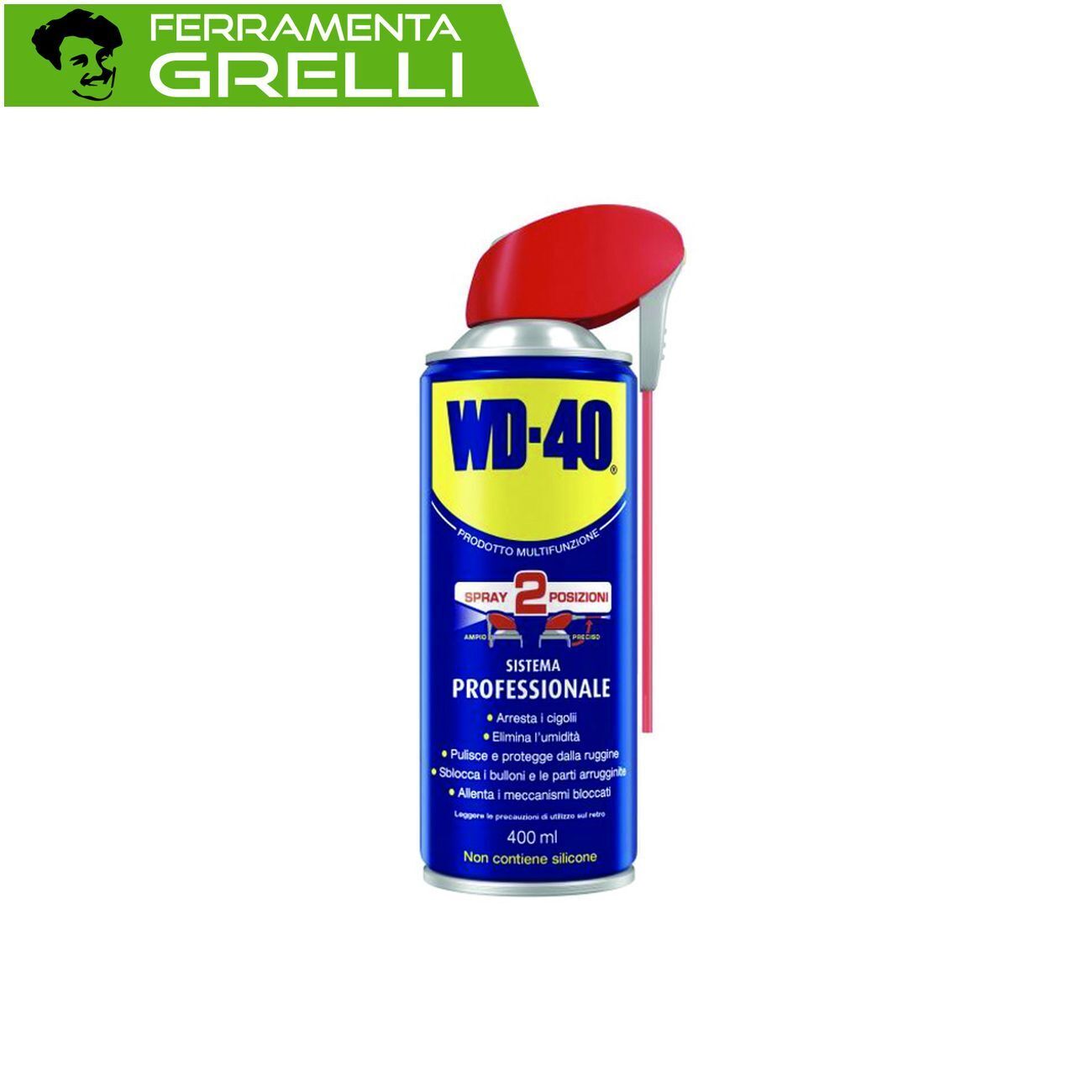 WD-40 LUBRIFICANTE SPRAY MULTIUSO 5 FUNZIONI ML.400  • 6 pz